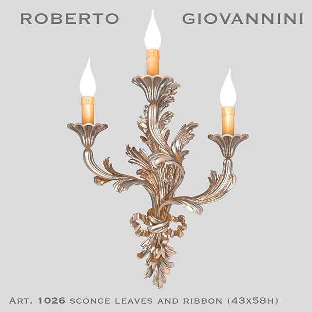 sconces Art. 1026 ROBERTO GIOVANNINI 3D Model