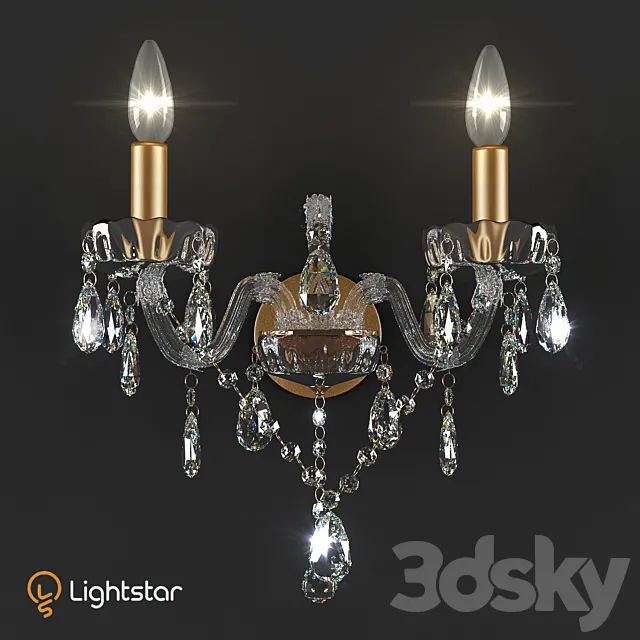 Sconces LIGHTSTAR 775.623 3DModel Sconces LIGHTSTAR 775.623 3DModel