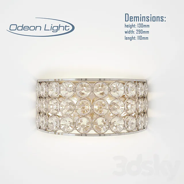 Sconces Odeon Light Eveta 2758 _ 2W 3DModel