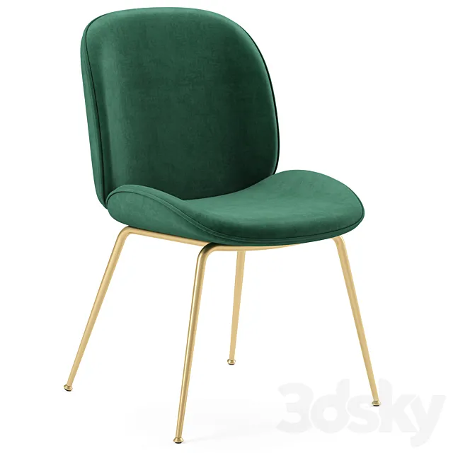 Scoop Performance Dining Chair Modway 3D Model