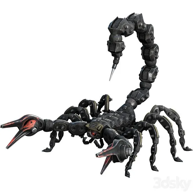 Scorpion Robot 3D Model