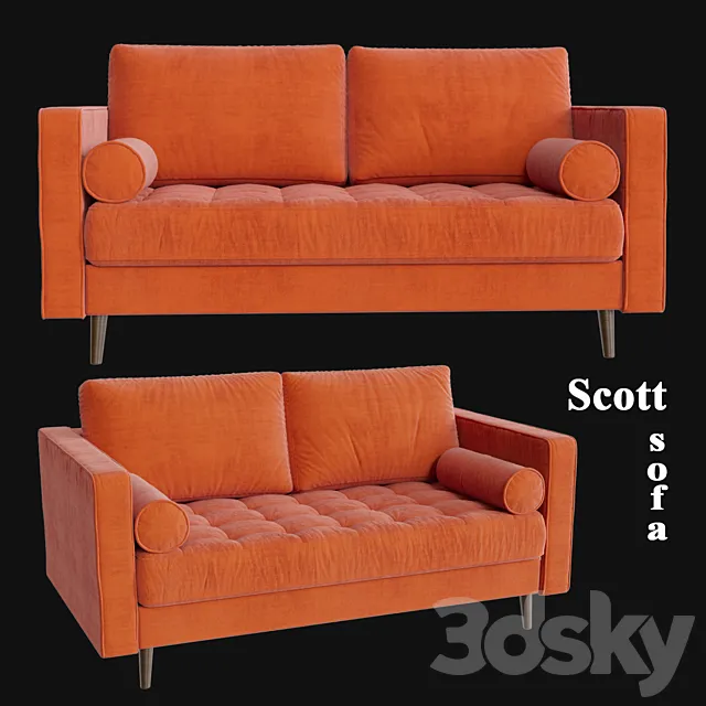 Scott Sofa 3DModel Scott Sofa 3DModel