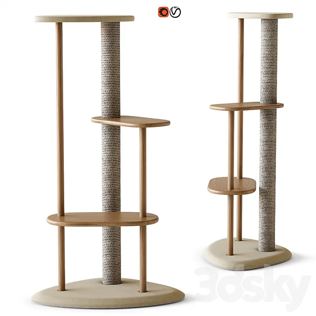 scratching post 3D Model