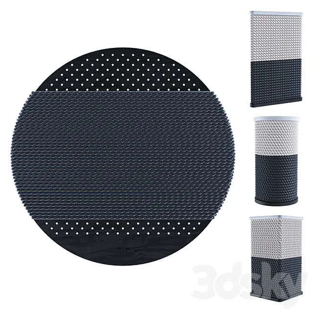 Scratching post on the wall 3D Model Scratching post on the wall 3D Model