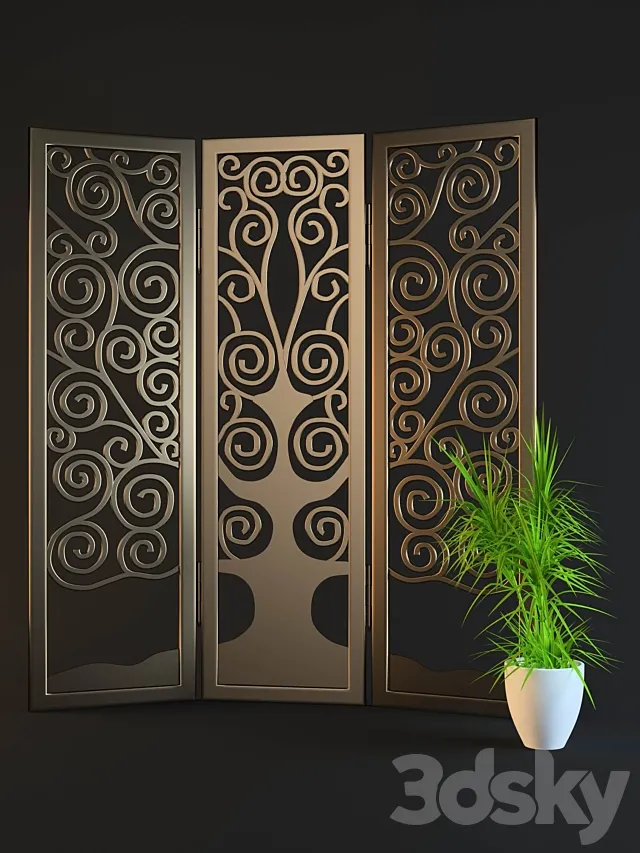 Screen 3D Model Screen 3D Model