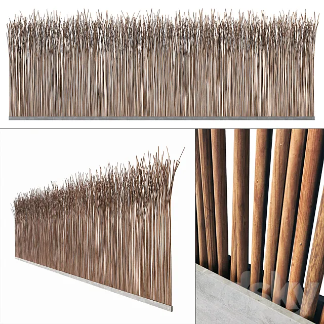 Screen long branch thin decor n5 _ Long screen of thin branches No. 5 3D Model Screen long branch thin decor n5 _ Long screen of thin branches No. 5 3D Model