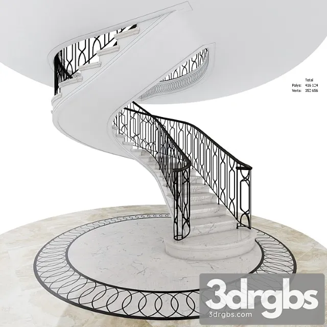 Screw stairs screw stairs 3D Model Download