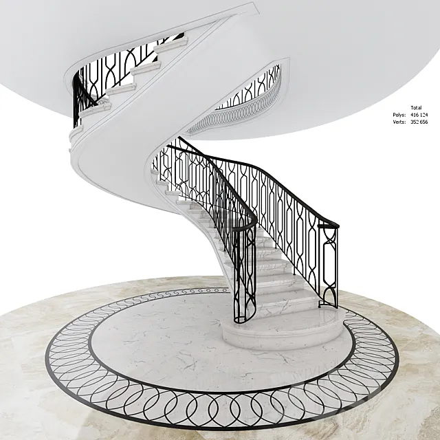 Screw Stairs Screw Stairs 3D Model