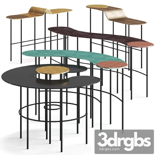 Scribble by de castelli metal coffee table francesca lanzavecchia Scribble by de castelli metal coffee table francesca lanzavecchia