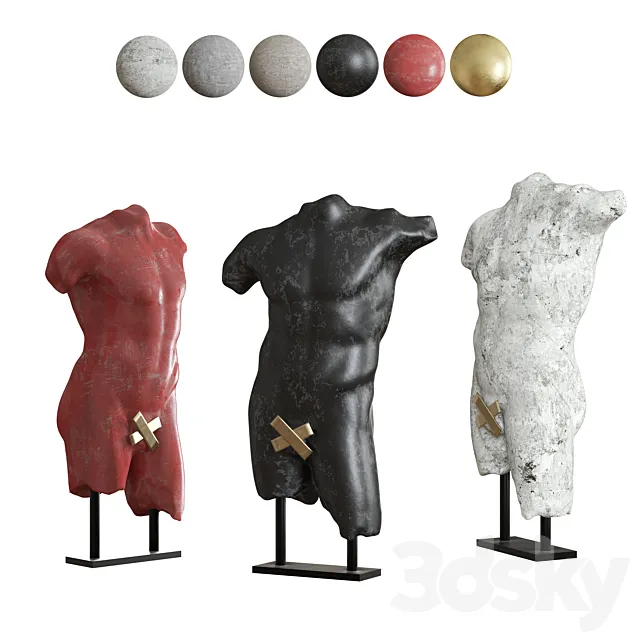 sculpt body 02 3D Model sculpt body 02 3D Model