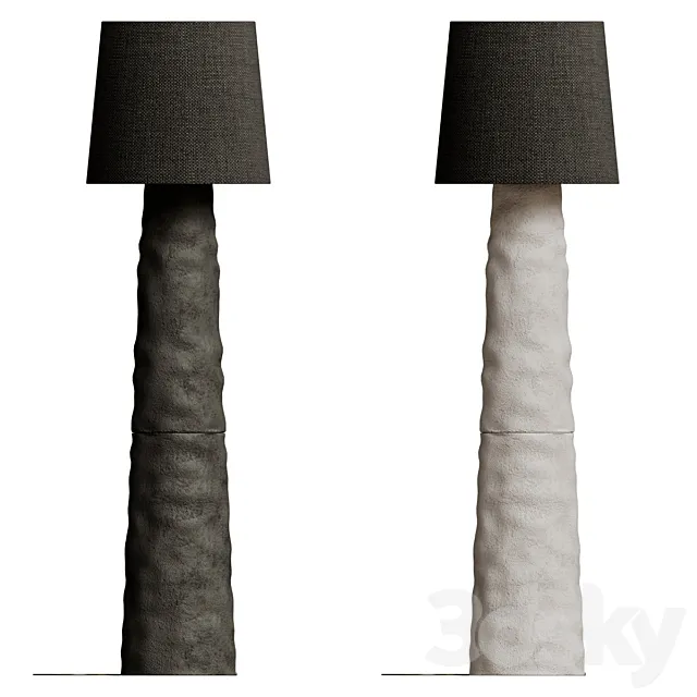 Sculpted Clay Floor Lamp By Faina 3DModel