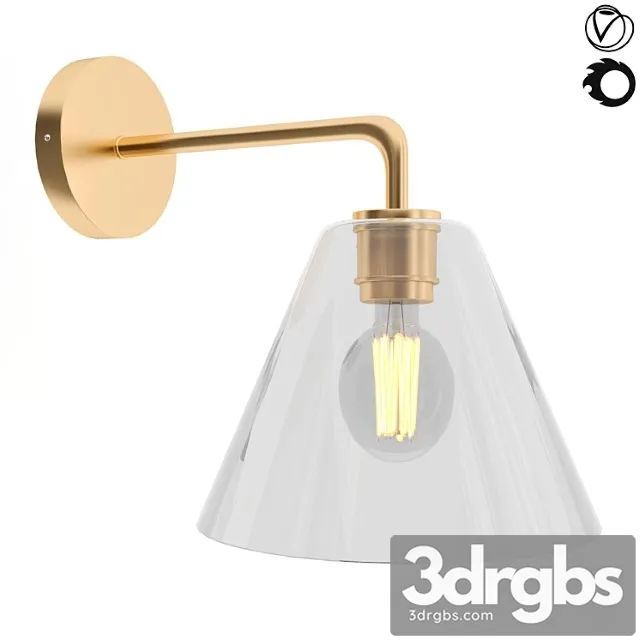 Sculptural Glass Cone 1 3D Model Download