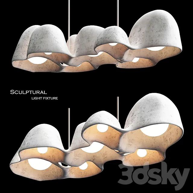 Sculptural Light Fixture 3DModel