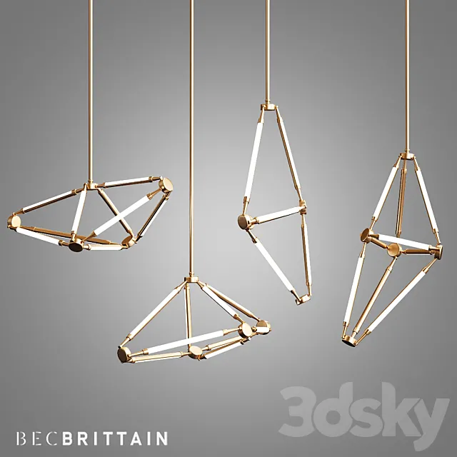 Sculptural Lighting By Bec Brittain 3D Model