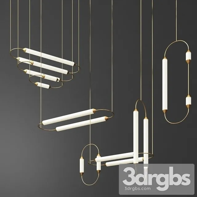Sculptural Ornamental Lighting from Giopato Coombes 3D Model Download Sculptural Ornamental Lighting from Giopato Coombes 3D Model Download