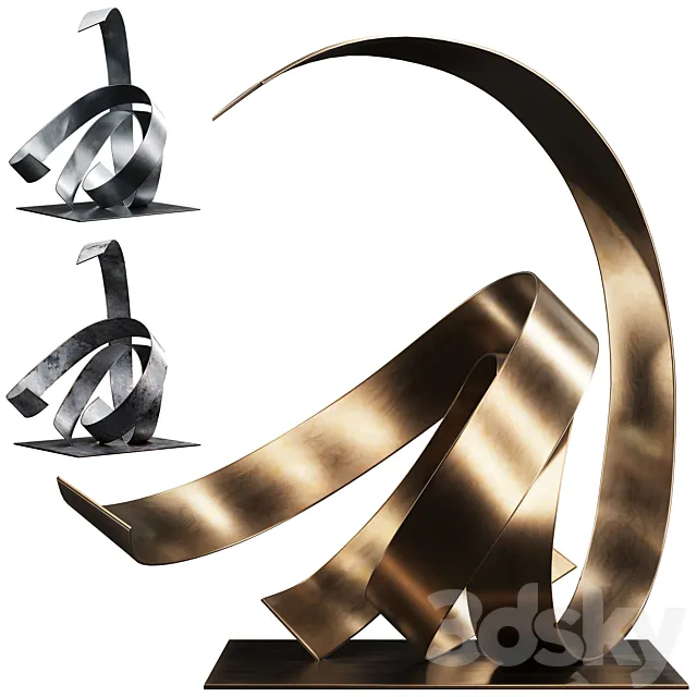 Sculpture Damon Hyldreth Knot 05 3D Model