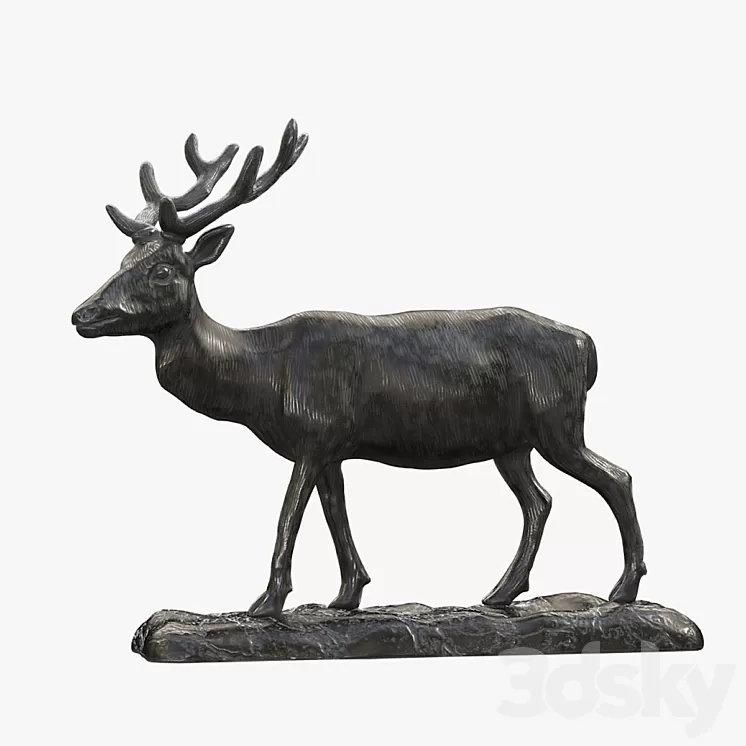 “Sculpture “”Deer””” 3D Model