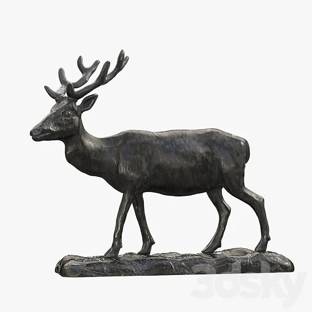 Sculpture “Deer” 3DModel Sculpture “Deer” 3DModel