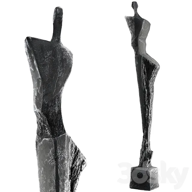 Sculpture Frank Arnold 01 3D Model Sculpture Frank Arnold 01 3D Model