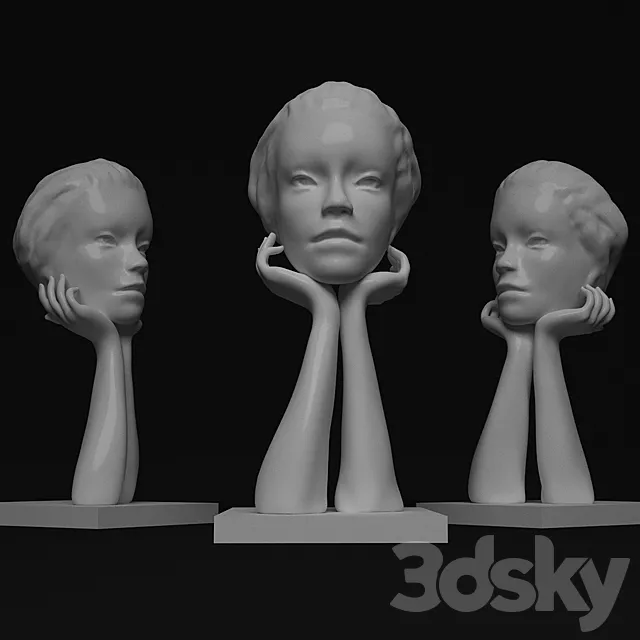 Sculpture “Freckles” 3DModel