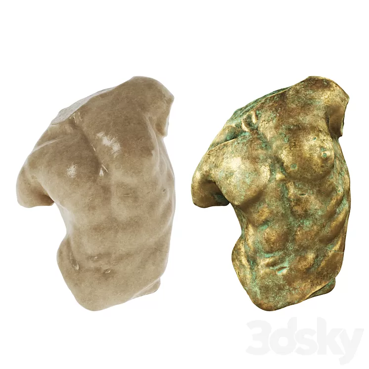 Sculpture Gaddi Torso 3D Model