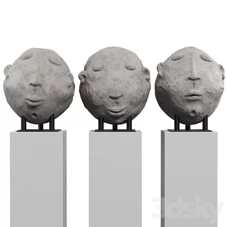 Sculpture – Head 3D Model