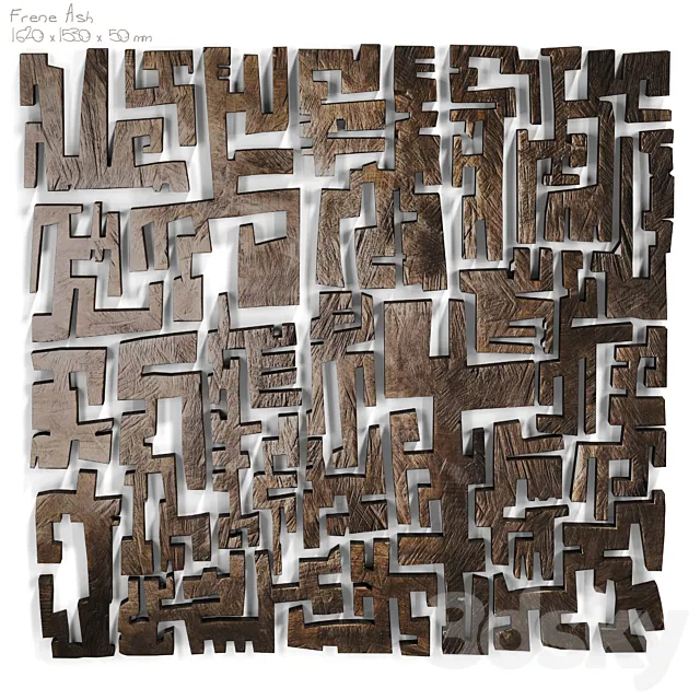 Sculpture Murale 1 3D Model Sculpture Murale 1 3D Model