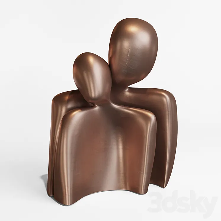 Sculpture of kindred spirits 3D Model Free Download