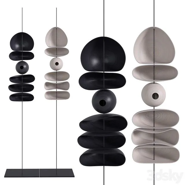 Sculpture Organico Totem 3D Model Sculpture Organico Totem 3D Model