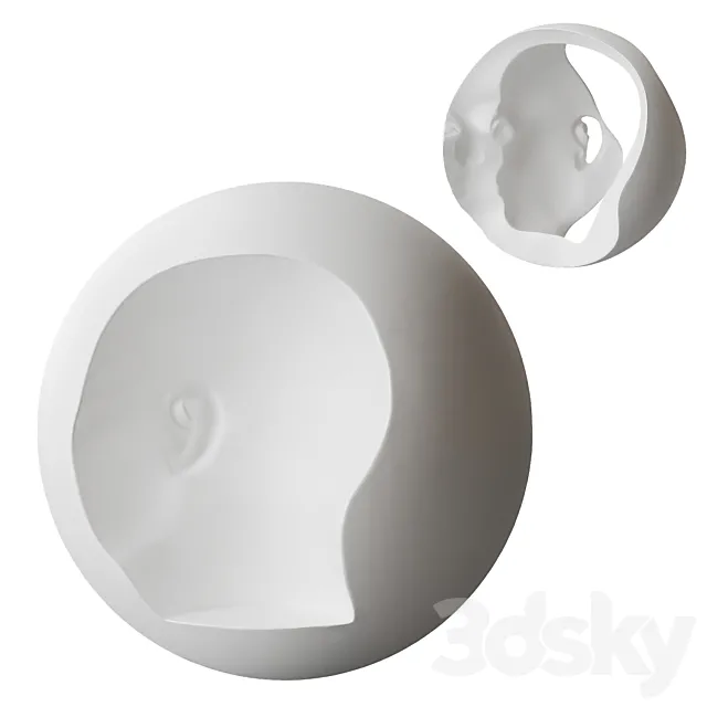 Sculpture SPACE AROUND by Nazar Bilyk 3D Model