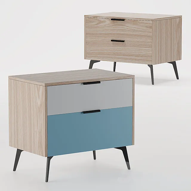 SD Bedside table SK Design Olson ST 2 3D Model SD Bedside table SK Design Olson ST 2 3D Model