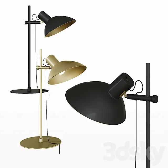 SD Table Lamp Halo Design Metropole Table Lamp 3DModel