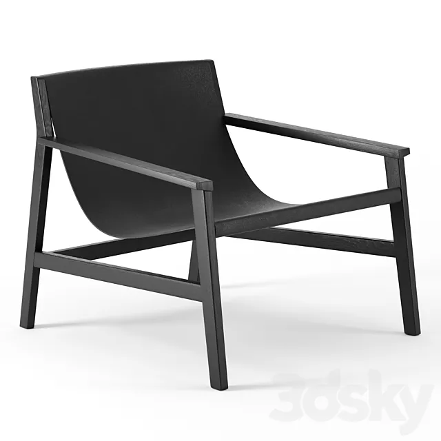 Sdraio chair by Living Divani 3D Model