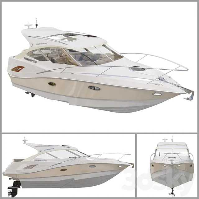 Sea boat 24 ft “Hardtop” model 3D Model