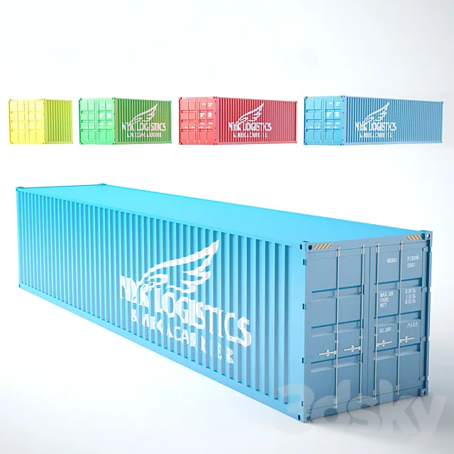 Sea container 3D Model Sea container 3D Model