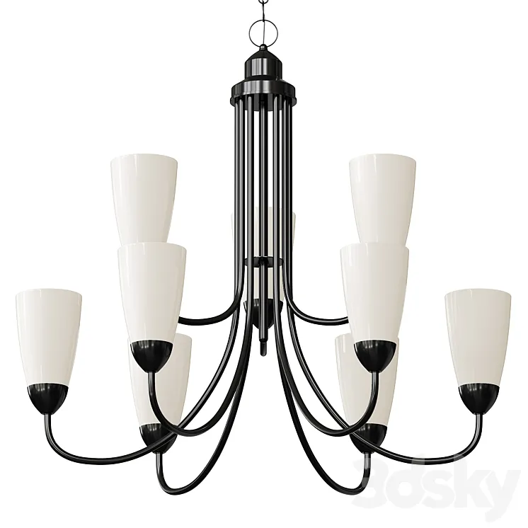 sea gull lighting chandelier 3D Model Free Download