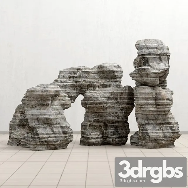 Sea Rock 2 3D Model Download