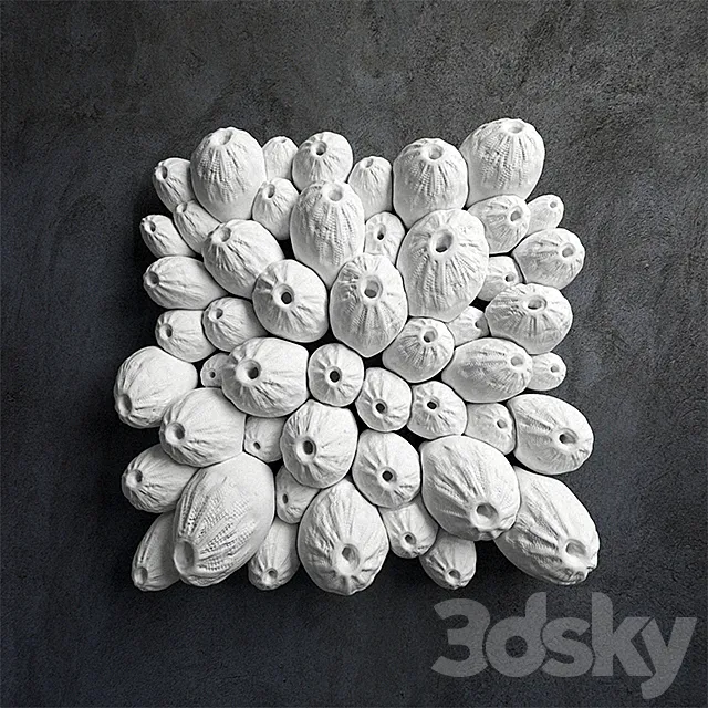 «Sea Urchin Wall Sculpture» 3D Model «Sea Urchin Wall Sculpture» 3D Model