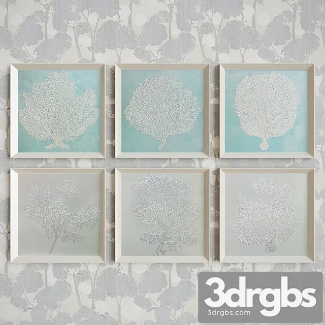 Seafan Paintings 3D Model Download