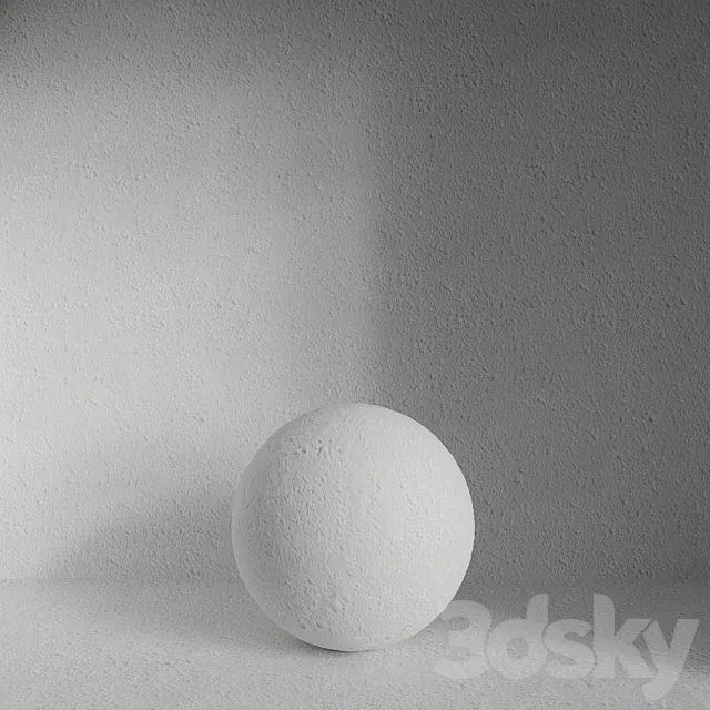 Seamless plaster material 3DModel
