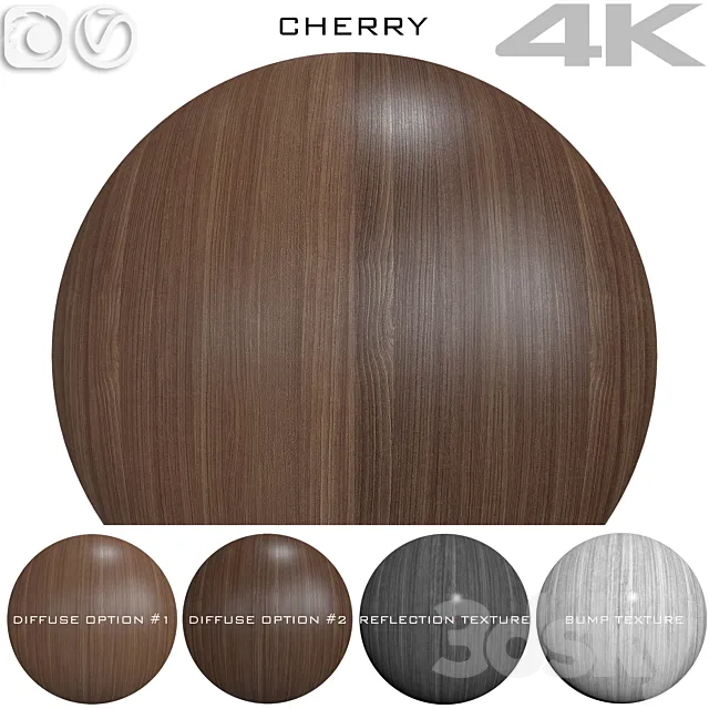 Seamless texture – Cherry 2 3D Model