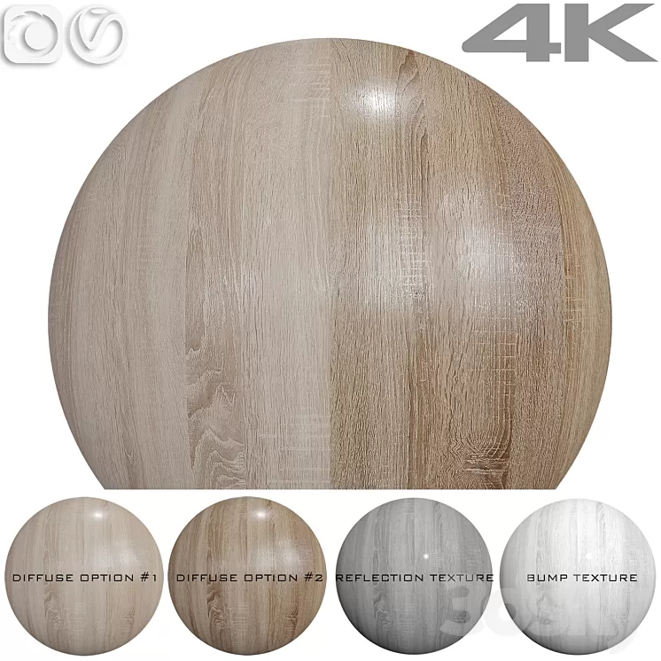 Seamless texture – Oak 3D Model Free Download