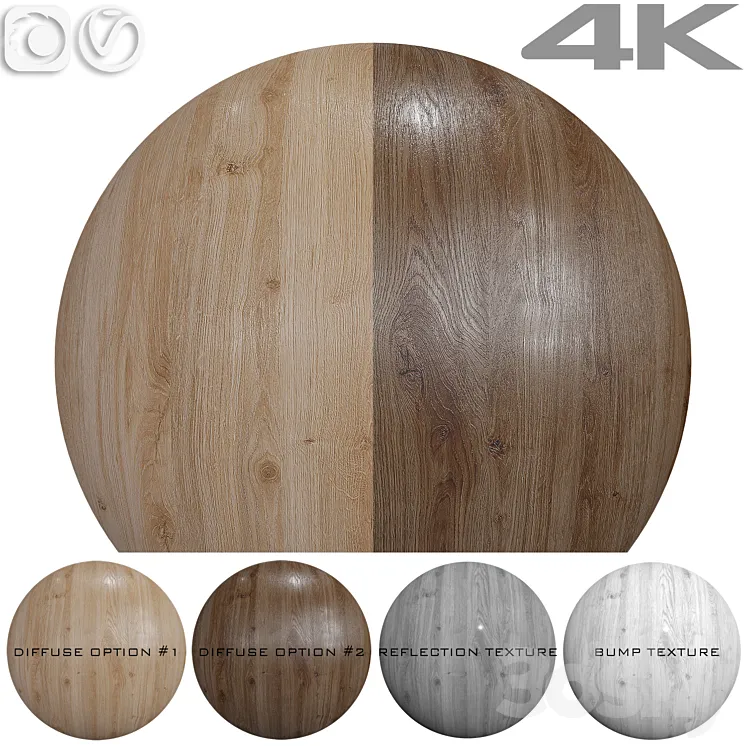 Seamless texture – Oak 3D Model Free Download