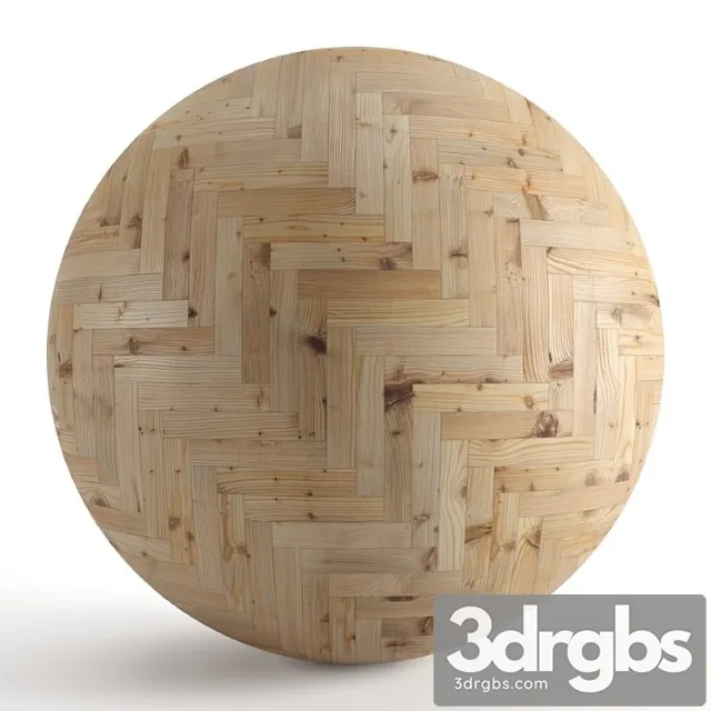 Seamless texture of larch parquet v2. pbr 3D Model Download
