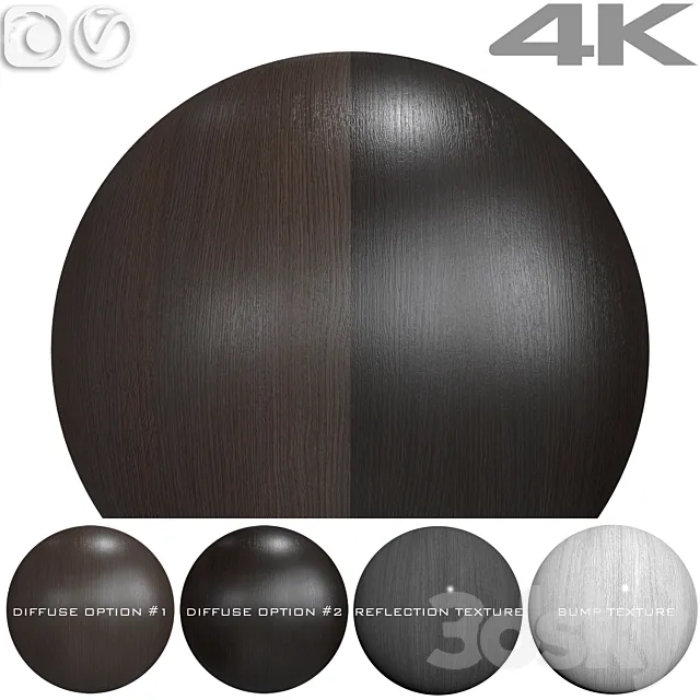 Seamless textures – OAK 3D Model
