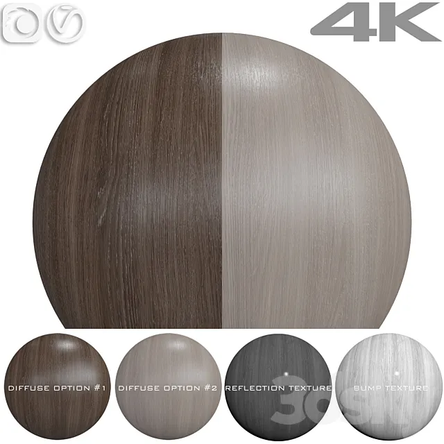 Seamless textures – OAK 3D Model