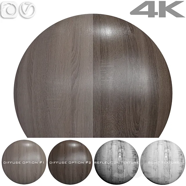 Seamless textures – OAK 3D Model