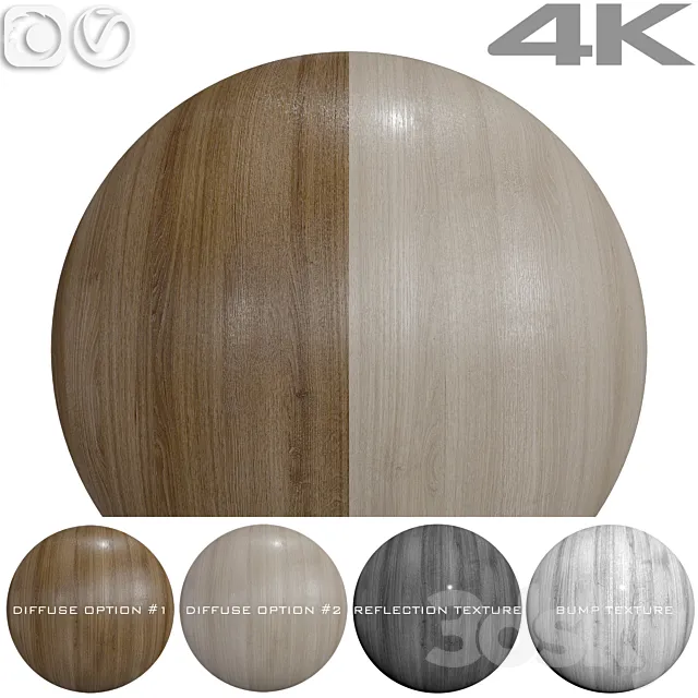 Seamless textures – OAK 3D Model