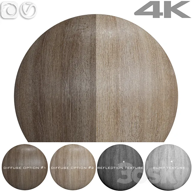 Seamless textures – OAK 3D Model