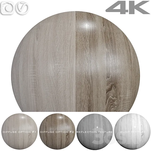 Seamless textures – OAK 3D Model